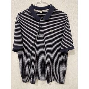 Vintage Lacoste Polo Shirt Size 7 Blue/white Striped